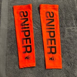 Sniper Gang athletic sleeves, red, never worn
